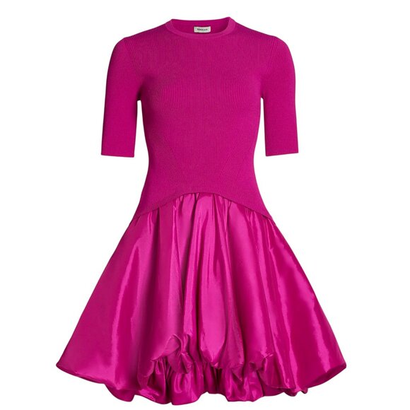 SIMKHAI  Kenny Ribbed Bubble Mini Dress Size XS NEW - Picture 4 of 13